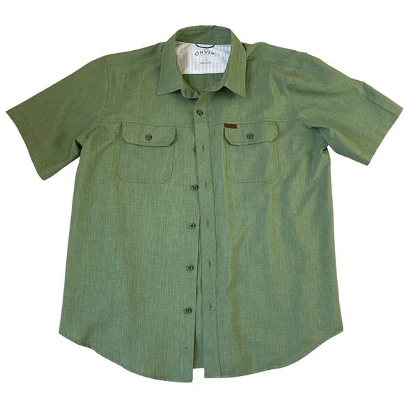 Orvis Other - Orvis Men Outdoor Classic Collection Button Up Fishing Shirt  L Green Utility